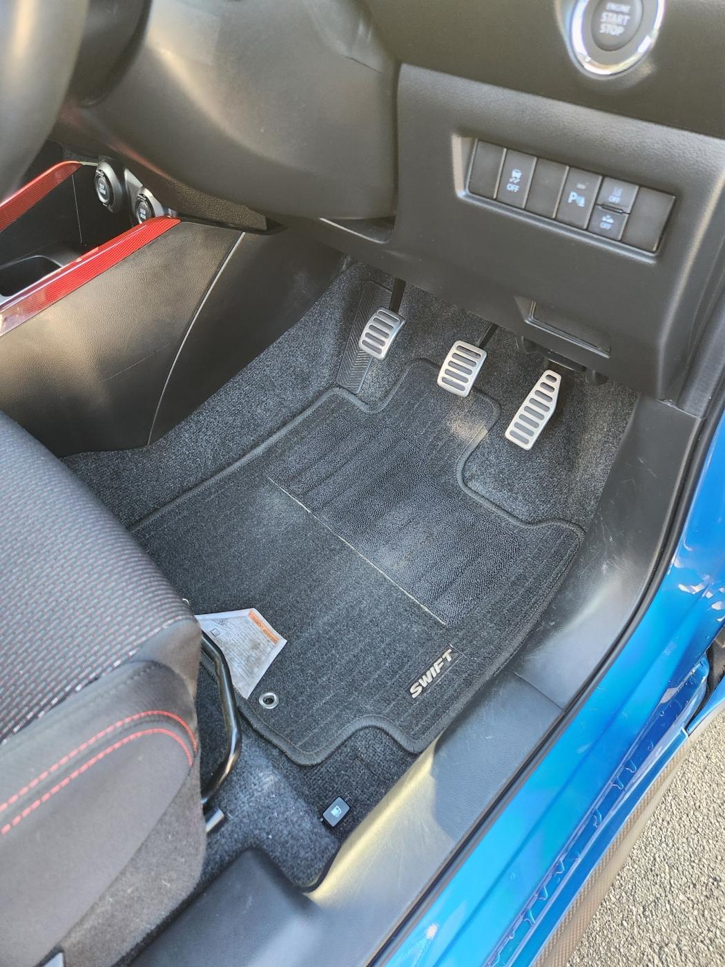 Footwell after D4C detail by Deluxe Detailing, mobile car detailing Rangiora